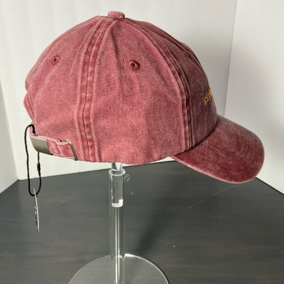 Club Mindfulness™ Burgundy Washed Embroidered Dad Hat – Adjustable – NWT - Picture 2 of 5